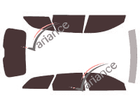 Tinted film kit Audi A6 (3) Allroad Estate 5 doors (2006 - 2013) Tinted film kit Audi A6 (3) Allroad Estate 5 doors (2006 - 2013)