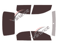 Chevrolet Kalos-Aveo tinted film kit (1) 4-door sedan (2004 - 2009) Chevrolet Kalos-Aveo tinted film kit (1) 4-door sedan (2004 - 2009)