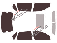 Chevrolet Malibu (6) Maxx 5-door Estate (2004 - 2010) tinted film kit Chevrolet Malibu (6) Maxx 5-door Estate (2004 - 2010) tinted film kit