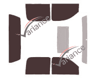 Chevrolet Silverado (2) Crew Cab Pick-up 4-door tinted film kit (2007 - 2013) Chevrolet Silverado (2) Crew Cab Pick-up 4-door tinted film kit (2007 - 2013)