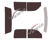 Chevrolet Silverado (2) Crew Cab Classic Pick-up 4 door tinted film kit (2007 - 2013) Chevrolet Silverado (2) Crew Cab Classic Pick-up 4 door tinted film kit (2007 - 2013)