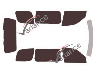 Kit film teinté Chevrolet Uplander 5 portes (2005 - 2010) Kit film teinté Chevrolet Uplander 5 portes (2005 - 2010)