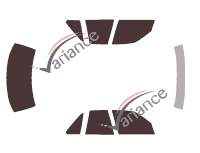 Chevrolet Lumina kit pellicola colorata (1) berlina 4 porte (1989 - 1994) Chevrolet Lumina kit pellicola colorata (1) berlina 4 porte (1989 - 1994)