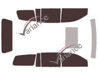 Dodge Durango (2) 5-door (2004 - 2011) tinted film kit Dodge Durango (2) 5-door (2004 - 2011) tinted film kit