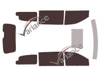 Kit film teinté Dodge Gran Caravan (5) 5 portes (2008 - 2016) Kit film teinté Dodge Gran Caravan (5) 5 portes (2008 - 2016)