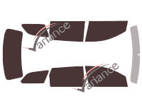 Kit de láminas tintadas Dodge Journey 5 puertas (2008 - 2020) Kit de láminas tintadas Dodge Journey 5 puertas (2008 - 2020)