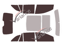 Ford Edge (1) 5-door (2005 - 2013) tinted film kit Ford Edge (1) 5-door (2005 - 2013) tinted film kit