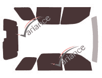 Ford Escape (1) 5-door (1998 - 2006) tinted film kit Ford Escape (1) 5-door (1998 - 2006) tinted film kit