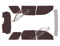 Ford Escape (2) 5-door tinted film kit (2007 - 2012) Ford Escape (2) 5-door tinted film kit (2007 - 2012)