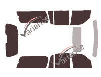 Ford Expedition (3) EL/Max Long 5-door tinted film kit (2007 - 2017) Ford Expedition (3) EL/Max Long 5-door tinted film kit (2007 - 2017)