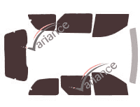 Ford Freestar 5-door tinted film kit (2003 - 2008) Ford Freestar 5-door tinted film kit (2003 - 2008)