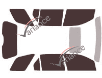 Ford Freestyle 5 door tinted film kit (2004 - 2008) Ford Freestyle 5 door tinted film kit (2004 - 2008)