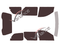 Tönungsfolien-Kit Ford Windstar 4-Türer (1998 - 2003) Tönungsfolien-Kit Ford Windstar 4-Türer (1998 - 2003)