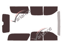 Gmc Yukon (3) XL 5-door tinted film kit (2007 - 2014) Gmc Yukon (3) XL 5-door tinted film kit (2007 - 2014)