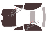 Tinted film kit Honda Accord (8) Coupé 2 doors (2008 - 2012) Tinted film kit Honda Accord (8) Coupé 2 doors (2008 - 2012)