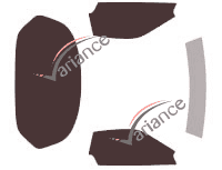 Honda NSX Coupe 3 door tinted film kit (1992 - 2005) Honda NSX Coupe 3 door tinted film kit (1992 - 2005)