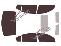 Tinted film kit Hyundai Genesis (1) Sedan 4 doors (2008 - 2014) Tinted film kit Hyundai Genesis (1) Sedan 4 doors (2008 - 2014)