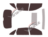 Hyundai Veracruz 5-door tinted film kit (2007 - 2013) Hyundai Veracruz 5-door tinted film kit (2007 - 2013)