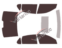 Infiniti M (3) 4-door sedan (2006 - 2011) tinted film kit Infiniti M (3) 4-door sedan (2006 - 2011) tinted film kit