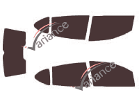 Chevrolet Tacuma 5-door tinted film kit (2000 - 2008) Chevrolet Tacuma 5-door tinted film kit (2000 - 2008)