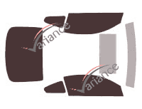 Infiniti G (4) 37 2-door Coupe (2007 - 2015) tinted film kit Infiniti G (4) 37 2-door Coupe (2007 - 2015) tinted film kit