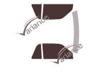 Infiniti M (1) 2-door convertible (1989 - 1992) tinted film kit Infiniti M (1) 2-door convertible (1989 - 1992) tinted film kit