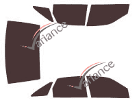 Tönungsfolien-Kit Infiniti Q45 (1) 4-türige Limousine (1989 - 1996) Tönungsfolien-Kit Infiniti Q45 (1) 4-türige Limousine (1989 - 1996)