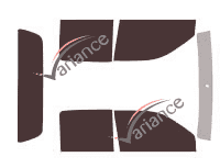 Isuzu i-Series Crew Cab 4-door tinted film kit (2006 - 2008) Isuzu i-Series Crew Cab 4-door tinted film kit (2006 - 2008)