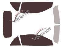 Kit de láminas tintadas para Jaguar XK-XKR Cabriolet 2 puertas (2006 - 2014) Kit de láminas tintadas para Jaguar XK-XKR Cabriolet 2 puertas (2006 - 2014)