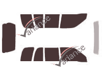 Chevrolet Tracker 5-door tinted film kit (1998 - 2004) Chevrolet Tracker 5-door tinted film kit (1998 - 2004)