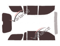 Chevrolet Trailblazer (1) EXT 5-door tinted film kit (2002 - 2009) Chevrolet Trailblazer (1) EXT 5-door tinted film kit (2002 - 2009)