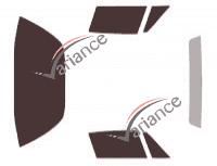 Tinted film kit Porsche 911 (2) Targa Coupe 2 doors (1975 - 1988) Tinted film kit Porsche 911 (2) Targa Coupe 2 doors (1975 - 1988)