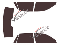 Rolls Phantom tinted film kit (1) 4-door sedan (2003 - 2018) Rolls Phantom tinted film kit (1) 4-door sedan (2003 - 2018)