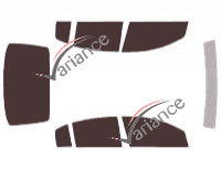 Saturn Ion Sedan 4-door tinted film kit (2003 - 2007) Saturn Ion Sedan 4-door tinted film kit (2003 - 2007)