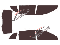 Saturn Vue 5-door tinted film kit (2007 - 2015)