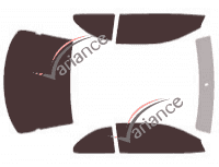 Dodge Avenger 2-door Coupe tinted film kit (1995 - 2000) Dodge Avenger 2-door Coupe tinted film kit (1995 - 2000)