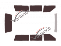 Kit film teinté Dodge Gran Caravan (2) 5 portes (1991 - 1995) Kit film teinté Dodge Gran Caravan (2) 5 portes (1991 - 1995)