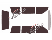 Kit film teinté Dodge Caravan (1) 5 portes (1983 - 1990) Kit film teinté Dodge Caravan (1) 5 portes (1983 - 1990)