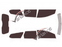 Ford Mondeo (3) Estate 5-door Tinted Film Kit (2007 - 2015) Ford Mondeo (3) Estate 5-door Tinted Film Kit (2007 - 2015)