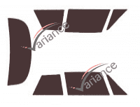 Jaguar XJ S Coupe 2 door tinted film kit (1989 - 1996) Jaguar XJ S Coupe 2 door tinted film kit (1989 - 1996)