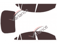 Mazda tinted film kit 6 (2) 5 doors (2008 - 2013) Mazda tinted film kit 6 (2) 5 doors (2008 - 2013)