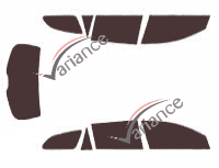 Tinted film kit Mazda 6 (2) Estate 5-door (2008 - 2013) Tinted film kit Mazda 6 (2) Estate 5-door (2008 - 2013)