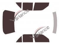 Tinted film kit Mercedes-Benz 200-300-500 4-door sedan (1984 - 1994) Tinted film kit Mercedes-Benz 200-300-500 4-door sedan (1984 - 1994)