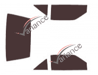 Tinted film kit Mercedes-Benz SL (4) Coupe 2-door (1989 - 2002) Tinted film kit Mercedes-Benz SL (4) Coupe 2-door (1989 - 2002)