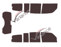 Tinted film kit Mitsubishi Pajero (4) Long 5-door (2006 - 2011) Tinted film kit Mitsubishi Pajero (4) Long 5-door (2006 - 2011)