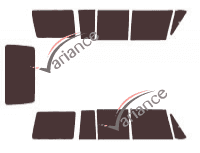 Tinted film kit Mitsubishi Pajero (1) Long 5 doors (1981 - 1991) Tinted film kit Mitsubishi Pajero (1) Long 5 doors (1981 - 1991)