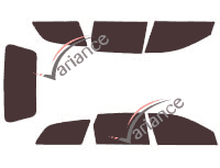 Chevrolet Nubira Break 5-door tinted film kit (2008 - 2011) Chevrolet Nubira Break 5-door tinted film kit (2008 - 2011)