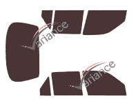 Kit film teinté Ford Fiesta (4) 5 portes (1995 - 2002) Kit film teinté Ford Fiesta (4) 5 portes (1995 - 2002)