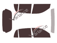 Hyundai Atos/Prime (1) 5-door (1998 - 2003) tinted film kit Hyundai Atos/Prime (1) 5-door (1998 - 2003) tinted film kit