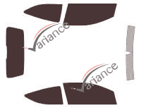 Tinted film kit Mercedes-Benz A-Class (2) 3 doors (2004 - 2012) Tinted film kit Mercedes-Benz A-Class (2) 3 doors (2004 - 2012)